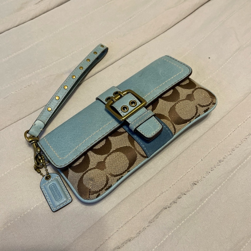 Vintage Coach Wristlet